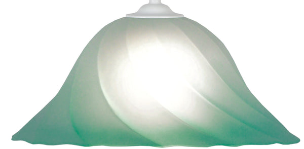 Suspension TOSEL SPIRAL,verre , H100xD29xP29  cm.