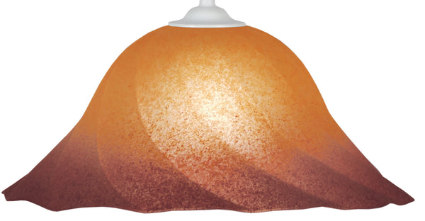 Suspension TOSEL SPIRAL,verre , H100xD29xP29  cm.