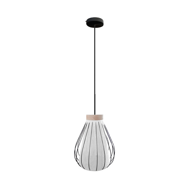 Suspension TOSEL ZITA,métal, ficelle H100xD28xP28  cm.