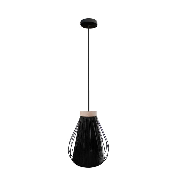 Suspension TOSEL ZITA,métal, ficelle H100xD28xP28  cm.
