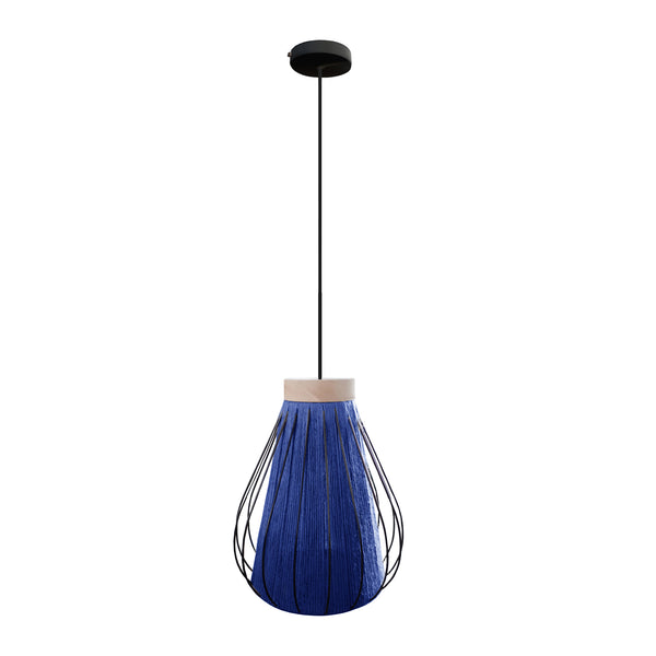 Suspension TOSEL ZITA,métal, ficelle H100xD28xP28  cm.