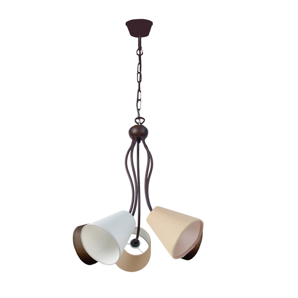 Lustre TOSEL NICE,métal, tissu H90xD63xP63  cm.