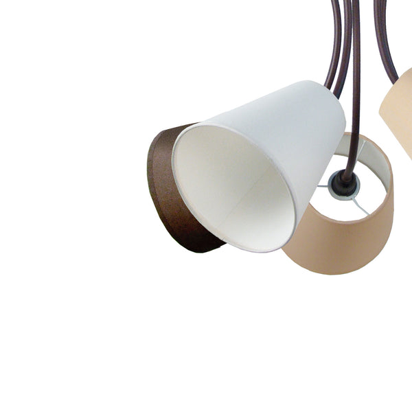 Lustre TOSEL NICE,métal, tissu H90xD63xP63  cm.