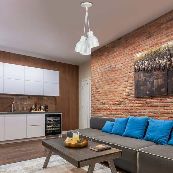 Lustre TOSEL CARLSON,métal , H100xD30xP30  cm.