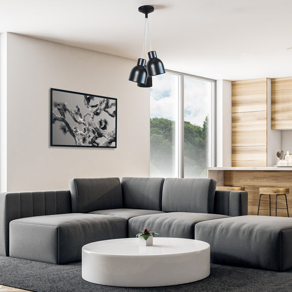 Lustre TOSEL CARLSON,métal , H100xD30xP30  cm.