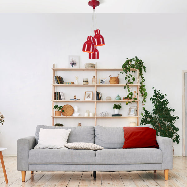 Lustre TOSEL CARLSON,métal , H100xD30xP30  cm.