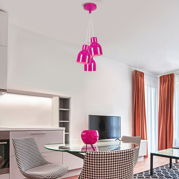 Lustre TOSEL CARLSON,métal , H100xD30xP30  cm.