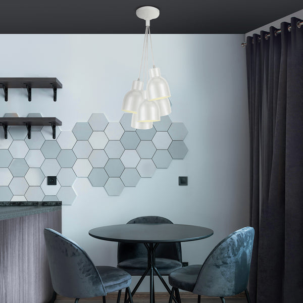 Lustre TOSEL CARLSON,métal, H100xD30xP30  cm.