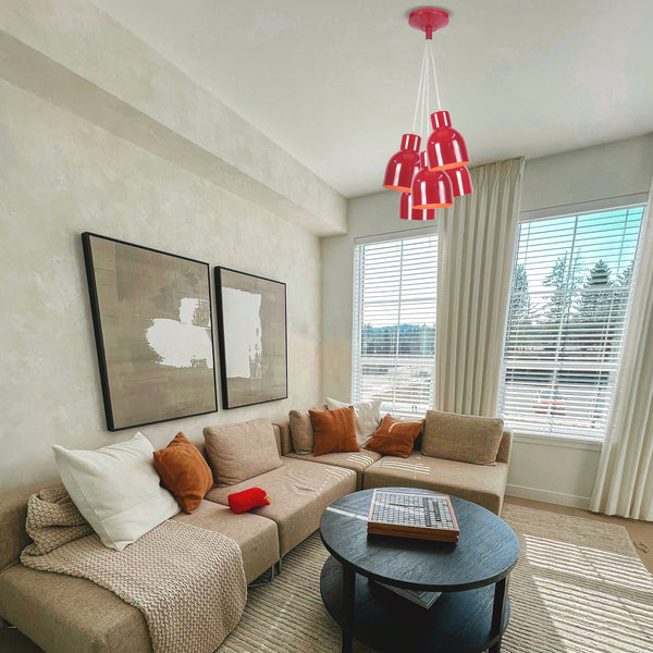 Lustre TOSEL CARLSON,métal, H100xD30xP30  cm.