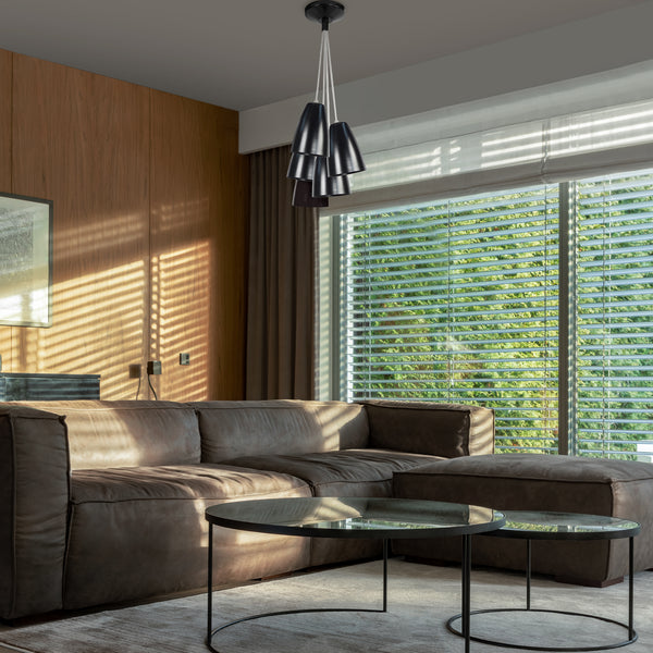 Lustre TOSEL LARSEN,métal, H100xD40xP40  cm.