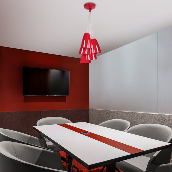 Lustre TOSEL LARSEN,métal, H100xD40xP40  cm.