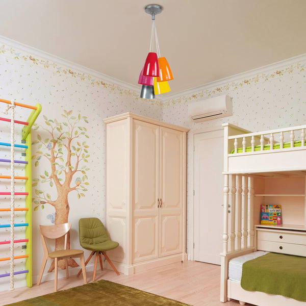 Lustre TOSEL LARSEN,métal, H100xD40xP40  cm.