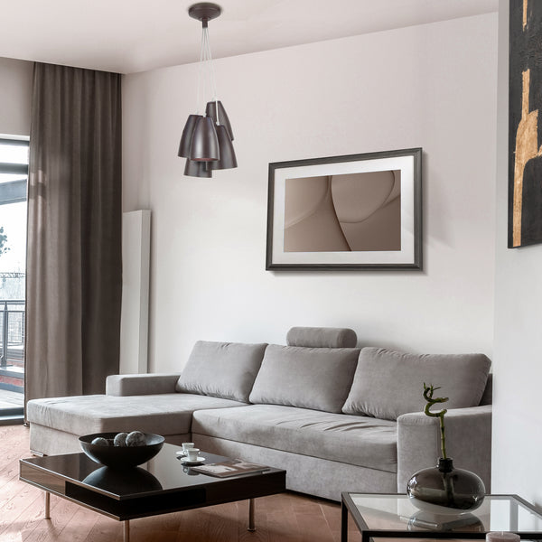 Lustre TOSEL LARSEN,métal, H100xD40xP40  cm.