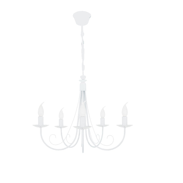 <transcy>Candeeiro de Teto CÔTE D'IVOIRE  70cm - 5 Luzes </transcy>