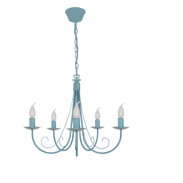 <transcy>Candeeiro de Teto CÔTE D'IVOIRE  70cm - 5 Luzes </transcy>
