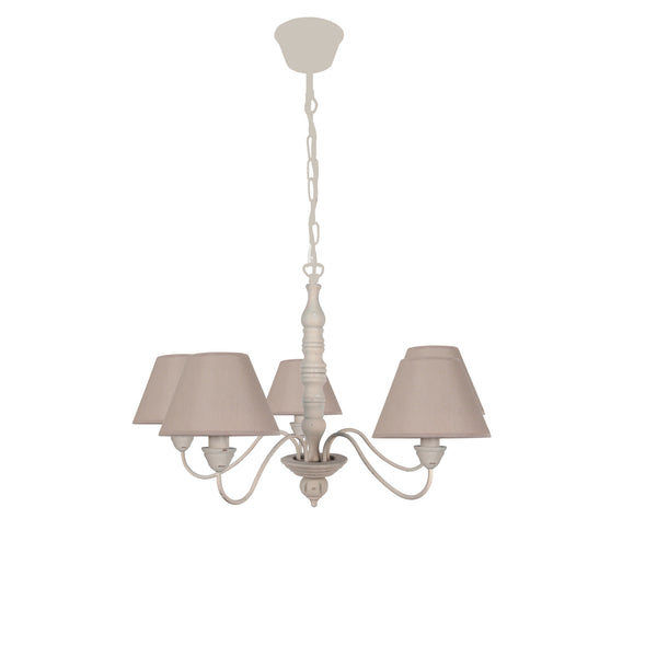 Lustre TOSEL MENTON,bois, tissu H90xD84xP84  cm.