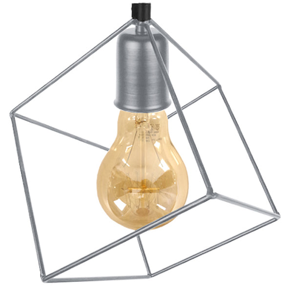 Lustre TOSEL SQUARE,métal, H80xD25xP80  cm.