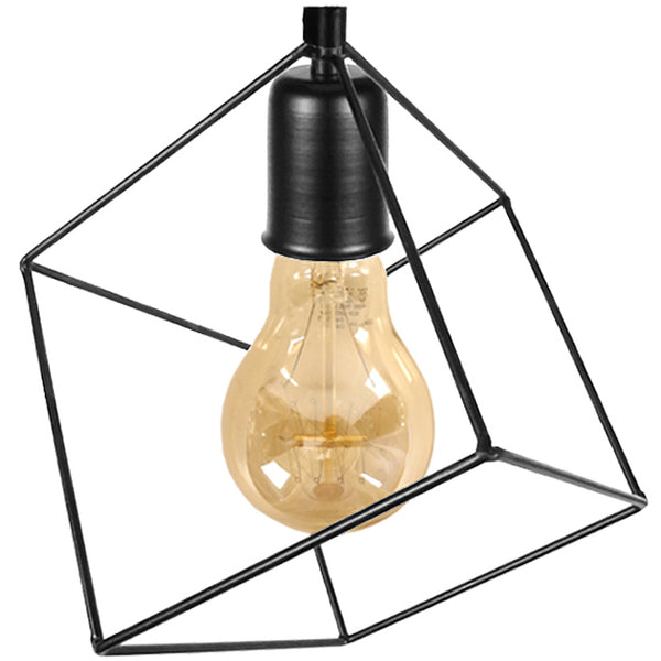 Lustre TOSEL SQUARE,métal, H80xD25xP80  cm.