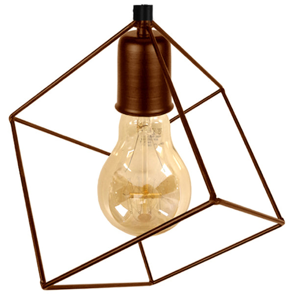 Lustre TOSEL SQUARE,métal, H80xD25xP80  cm.