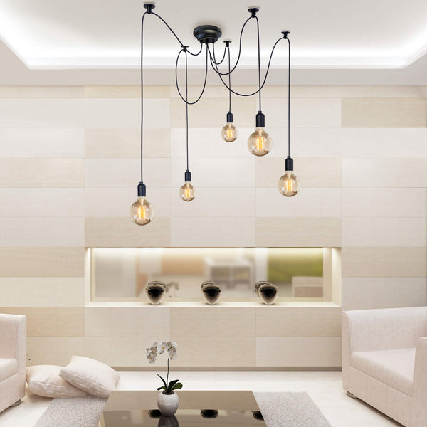 Lustre TOSEL KRAKE,métal  , H180xD80xP80  cm.