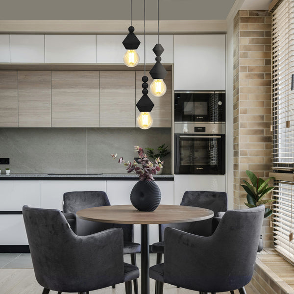 Lustre TOSEL BOULIER,bois , H70xD32xP32  cm.