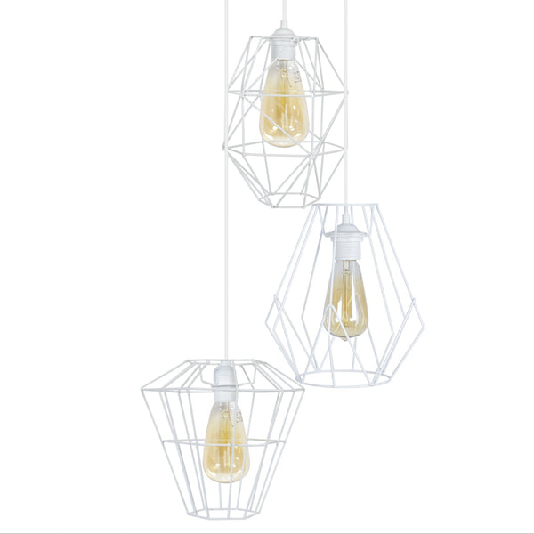 <tc>Candeeiro de Teto OLYMPIA, TRIBERG, OCTOGONAL 42cm - 3 Luzes </tc>