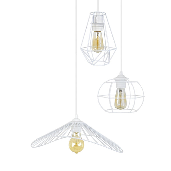 <tc>Candeeiro de Teto OLYMPIA, LADY, VILLEPOT 45cm - 3 Luzes </tc>