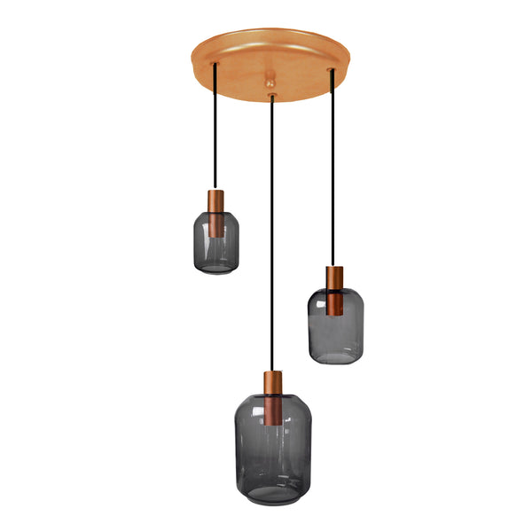 <transcy>Candeeiro de Teto KNUDSEN  30cm - 3 Luz </transcy>