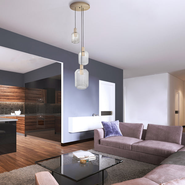 <transcy>Candeeiro de Teto KNUDSEN  30cm - 3 Luz </transcy>