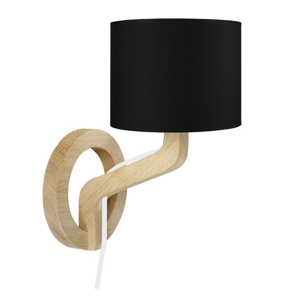 Applique TOSEL MOKUZAI,bois, tissu H28xD22xP22  cm.