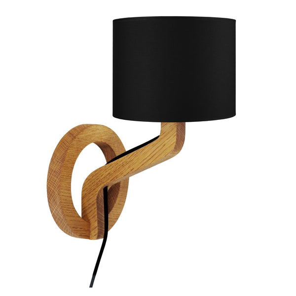 Applique TOSEL MOKUZAI,bois, tissu H28xD22xP22  cm.