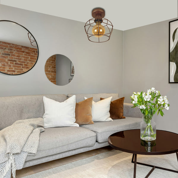 <tc>Plafon VILLEPOT  18cm - 1 Luz  </tc>