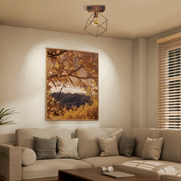 <tc>Plafon SQUARE A  35cm - 1 Luz </tc>