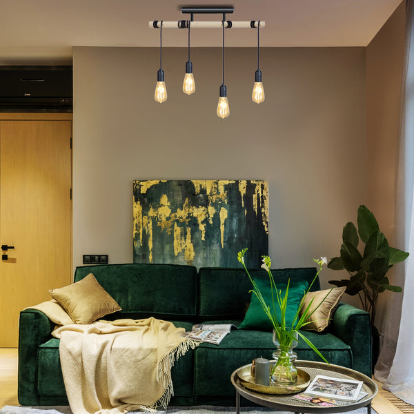 <transcy>Plafon BROOKLYN  60cm - 4 Luzes</transcy>