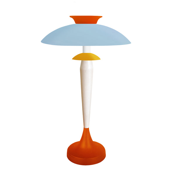 Lampe de salon TOSEL GRETA,métal, bois H57xD40xP40  cm.
