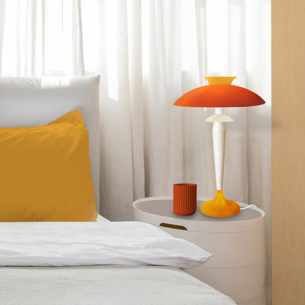 Lampe de salon TOSEL GRETA,métal, bois H57xD40xP40  cm.