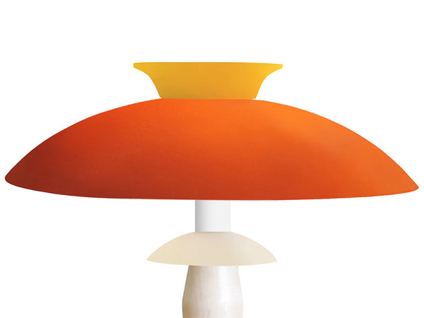 Lampe de salon TOSEL GRETA,métal, bois H57xD40xP40  cm.
