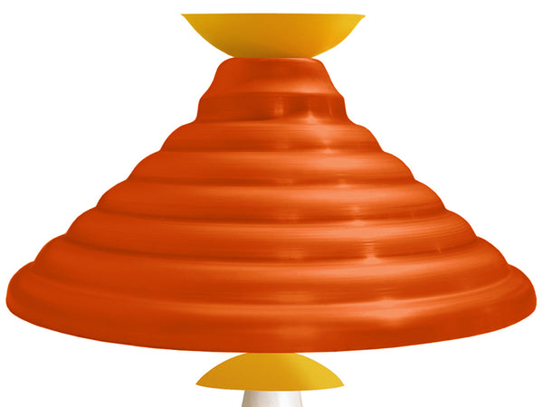 Lampe de salon TOSEL ÁGDA,métal,bois, H61xD35xP35  cm.