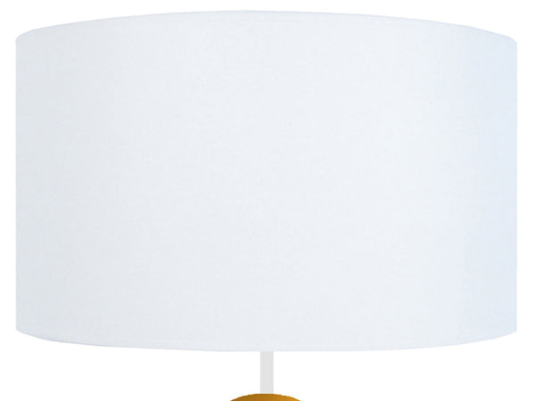 Lampe de chevet TOSEL PETITE MILLA,métal,tissu , H31xD16xP16  cm.