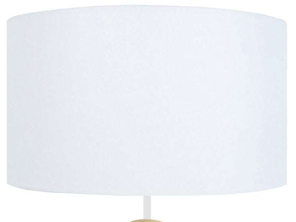 Lampe de chevet TOSEL PETITE MILLA,métal,tissu , H31xD16xP16  cm.