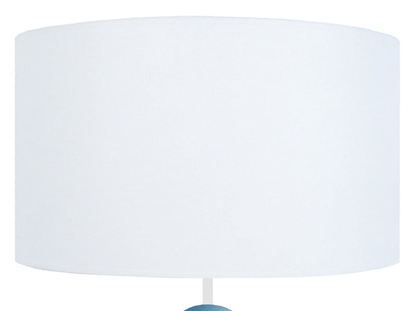 Lampe de chevet TOSEL MILLA,métal, tissu , H36,5xD25xP25  cm.