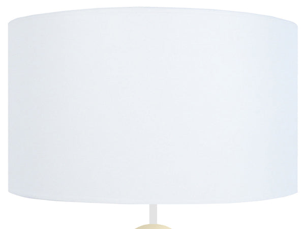 Lampe de chevet TOSEL MILLA,métal, tissu , H36,5xD25xP25  cm.