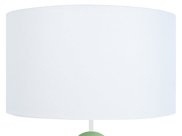 Lampe de chevet TOSEL MILLA,métal, tissu , H36,5xD25xP25  cm.