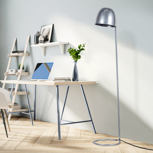 Lampadaire liseuse TOSEL QUOKKA,métal, H155xD25xP25  cm.
