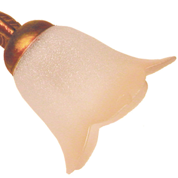 Lustre TOSEL EGLANTINE,métal, verre , H80xD60xP60  cm.