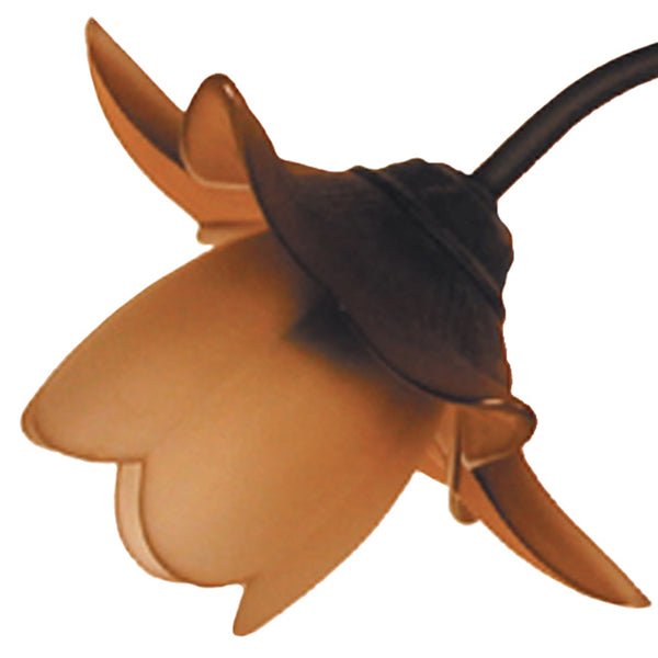 Lustre TOSEL TULIPANO,métal, verre , H80xD60xP60  cm.