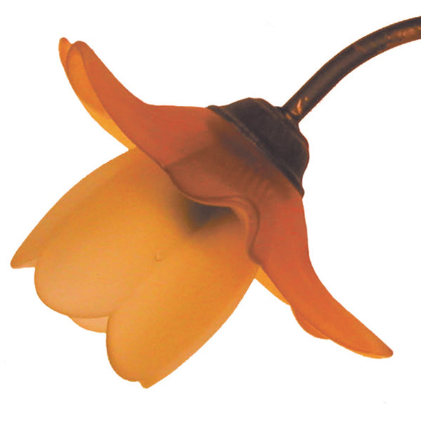 Lustre TOSEL TULIPANO,métal, verre , H80xD60xP60  cm.