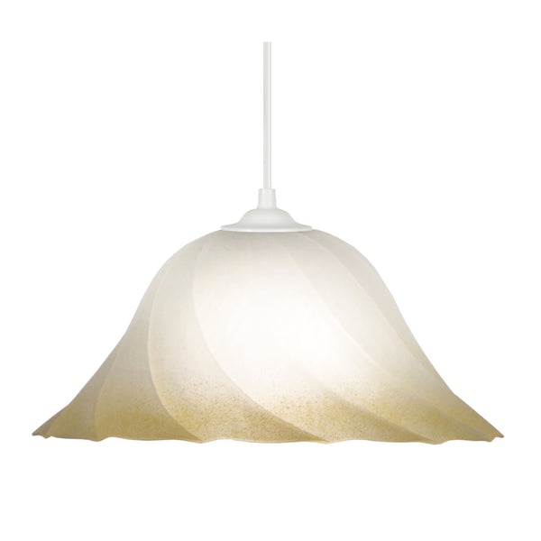 Suspension TOSEL SPIRAL,verre , H100xD29xP29  cm.