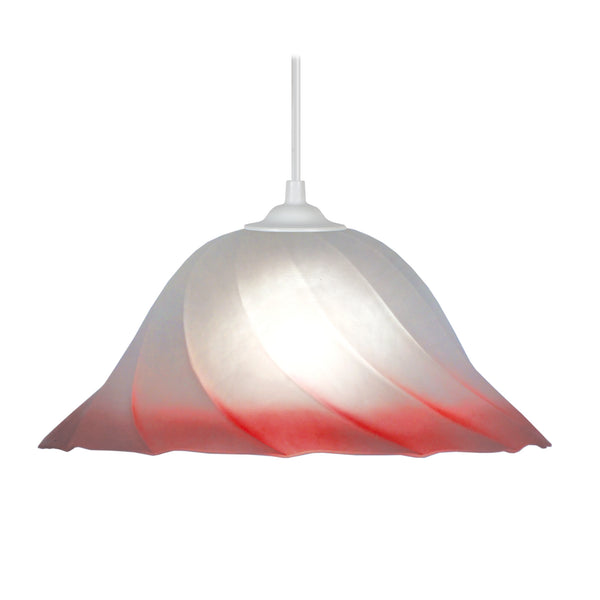 Suspension TOSEL SPIRAL,verre , H100xD29xP29  cm.