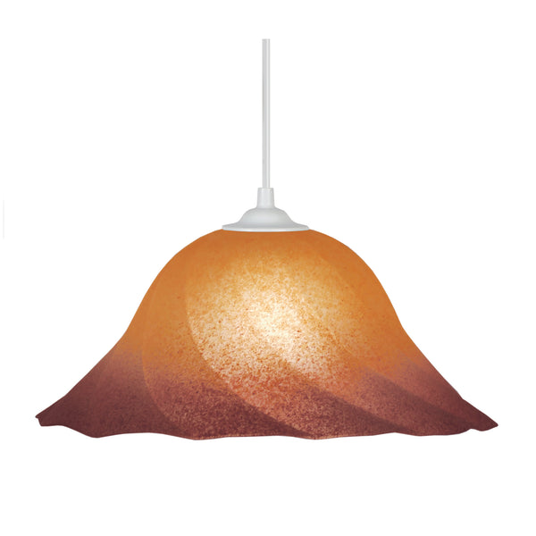 Suspension TOSEL SPIRAL,verre , H100xD29xP29  cm.